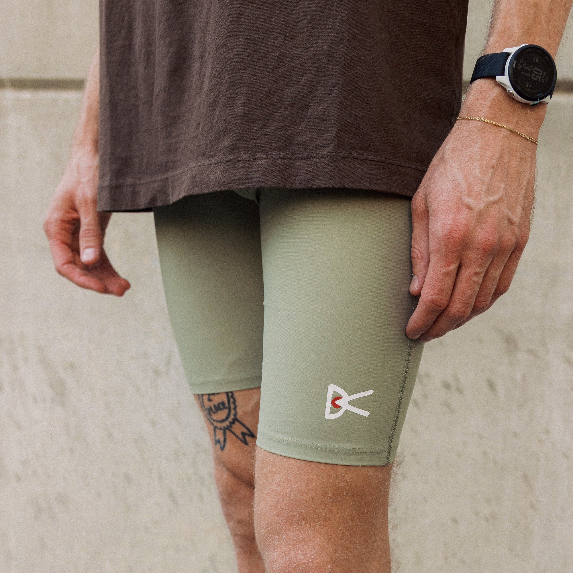 ウォーキング・ランニングウェア ON Race Tights Half Iron/Glacier XS c6ab1141ebe7233e06c8d58d0cc0e2