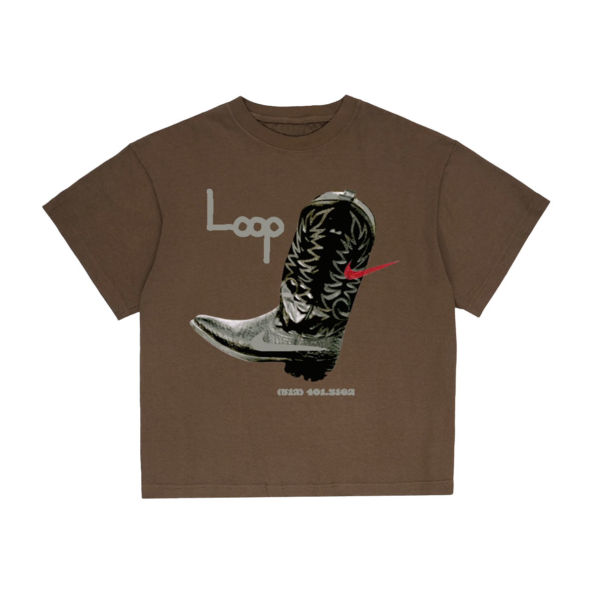 Cropped Boot Tee – The Loop Running Supply