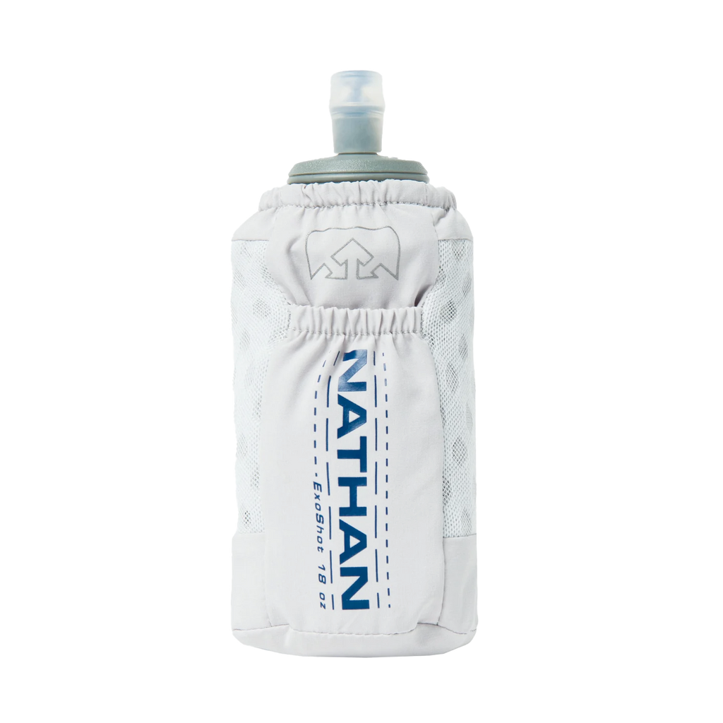 Nathan QuickSqueeze 18oz Insulated Handheld Estate Blue/White